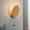 Væglampe Minimal i egetræ