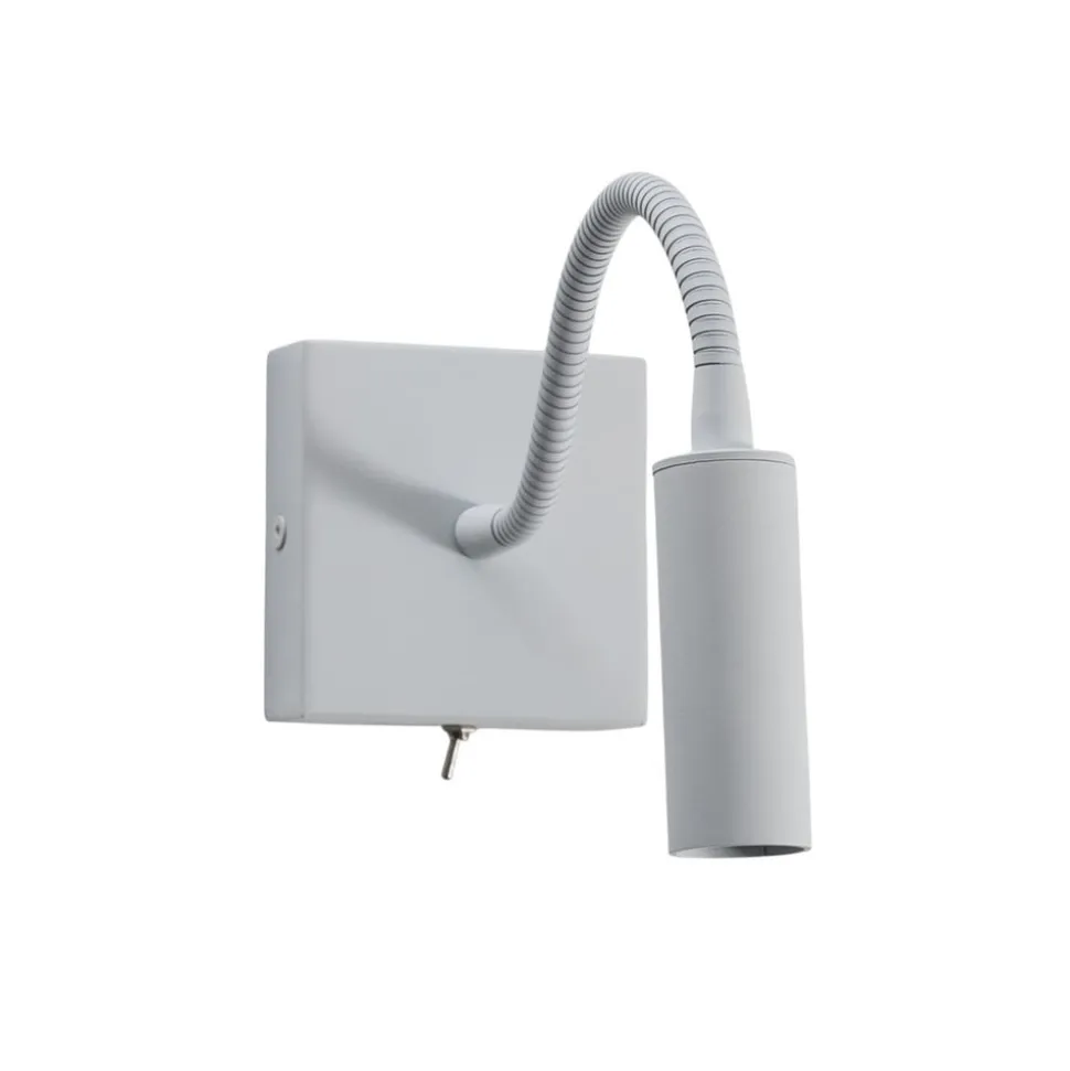 Væglampe Ojos, hvid, læselampe, justerbar, 33 cm, G9