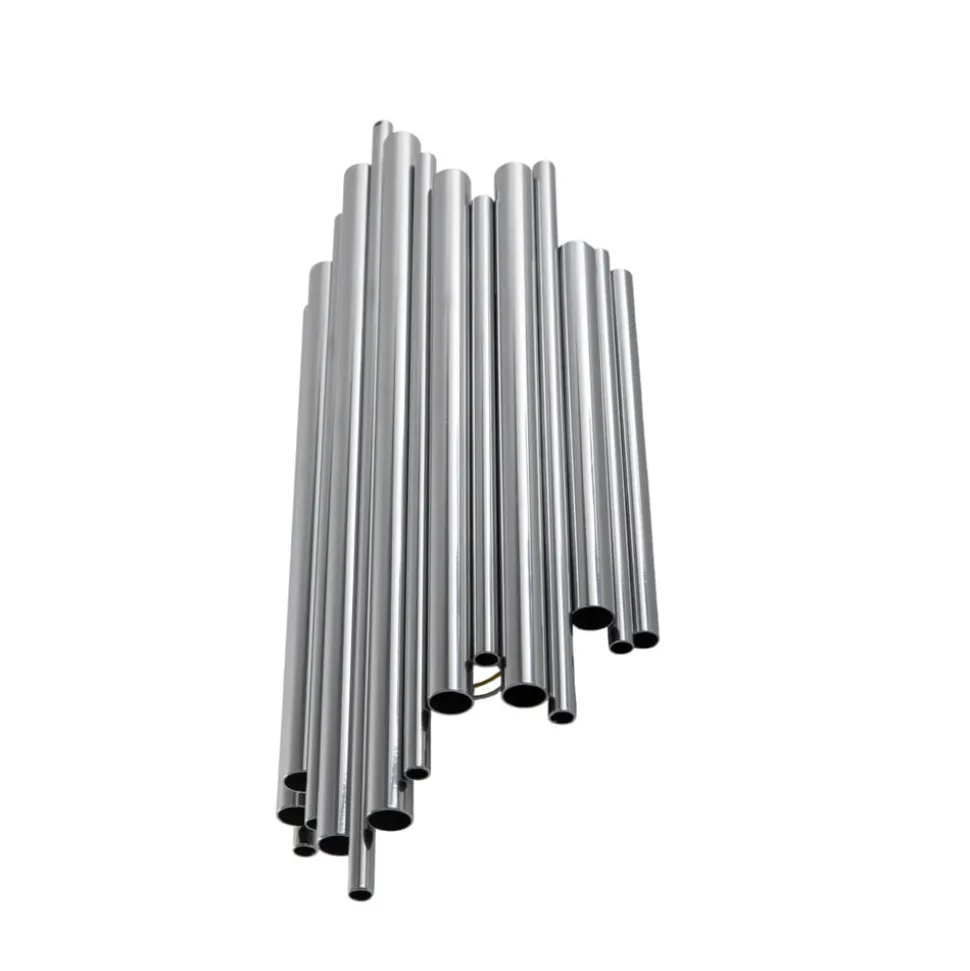 Væglampe Reis, krom, metal, højde 50 cm