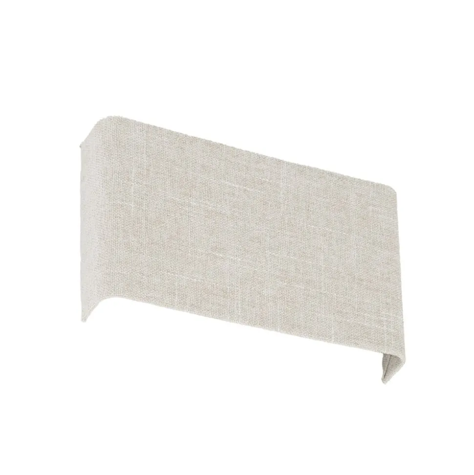 Væglampe Santana B, creme, tekstil, bredde 25 cm, G9