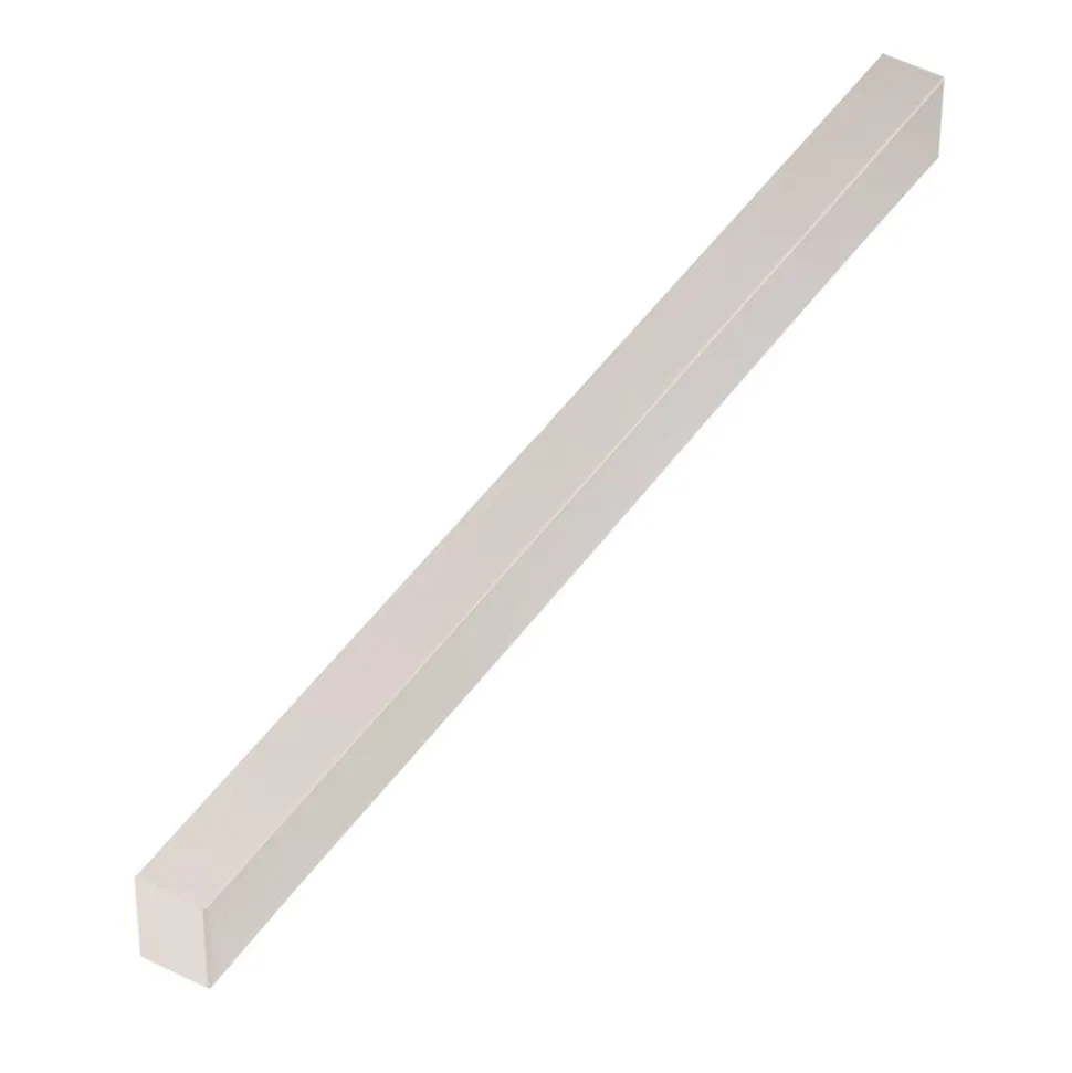 Væglampe Straight M, 92 cm, hvid