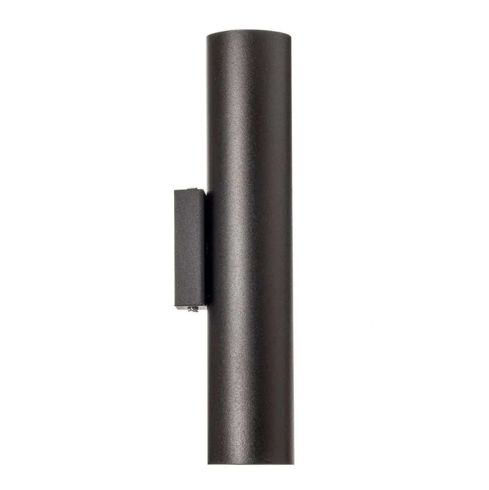 Væglampe Tube op/ned, sort