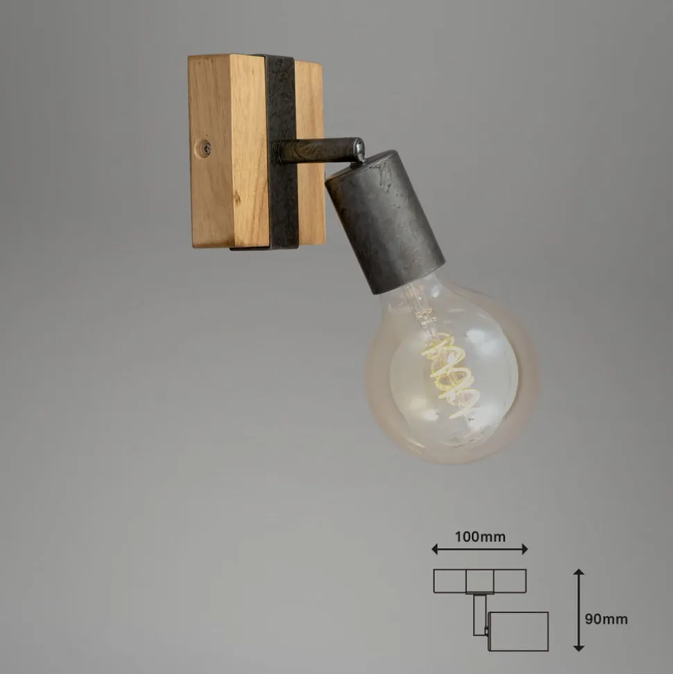 Væglampe Wood Basic, 1 lyskilde