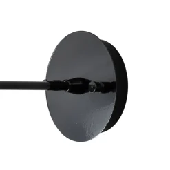 Væglampe Yildo 6901, sort/kobber, metal