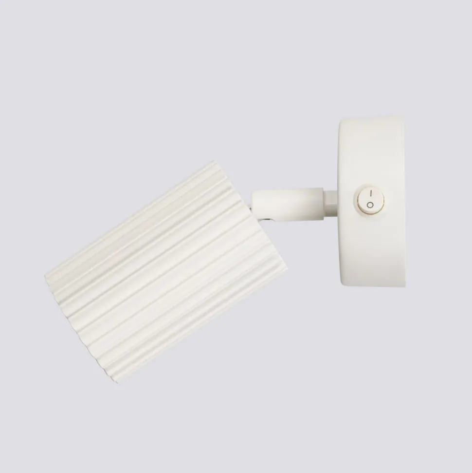 Vægspot carbon, beige, udspring 16 cm, kontakt, aluminium
