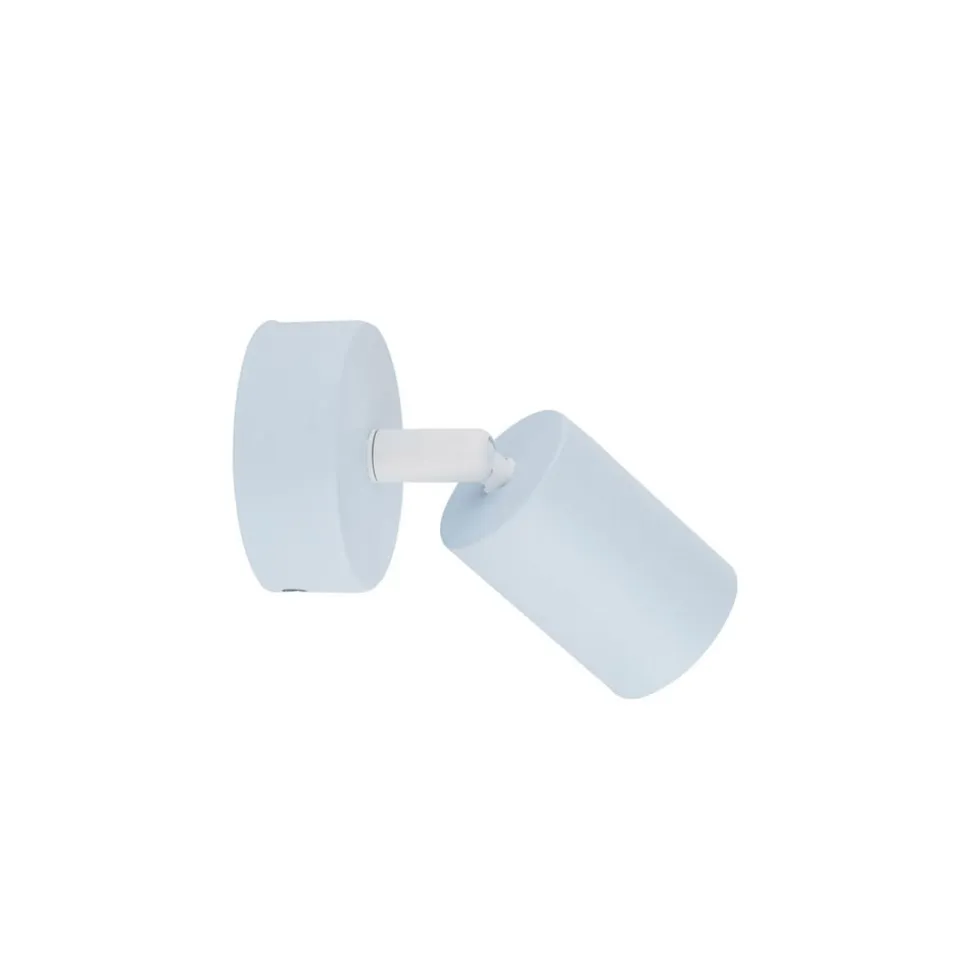 Vægspot Livia, blå, 13 cm, metal, justerbar, GU10