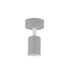 Vægspot Livia, grå, 13 cm, metal, justerbar, GU10