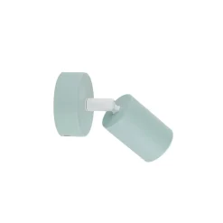 Vægspot Livia, grøn, 13 cm, metal, justerbar, GU10