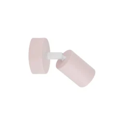 Vægspot Livia, lyserød, 13 cm, metal, justerbar, GU10