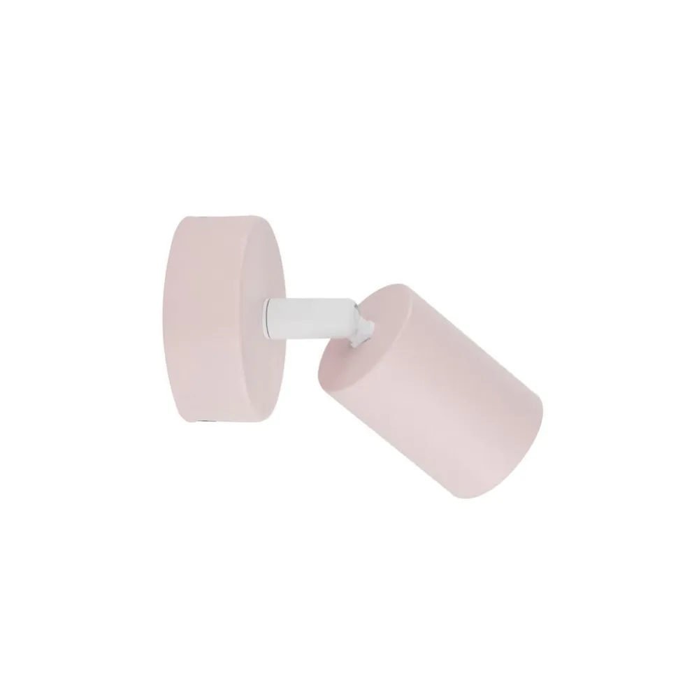 Vægspot Livia, lyserød, 13 cm, metal, justerbar, GU10
