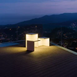Vibia Empty 4130 udendørslampe, beton, 70 cm
