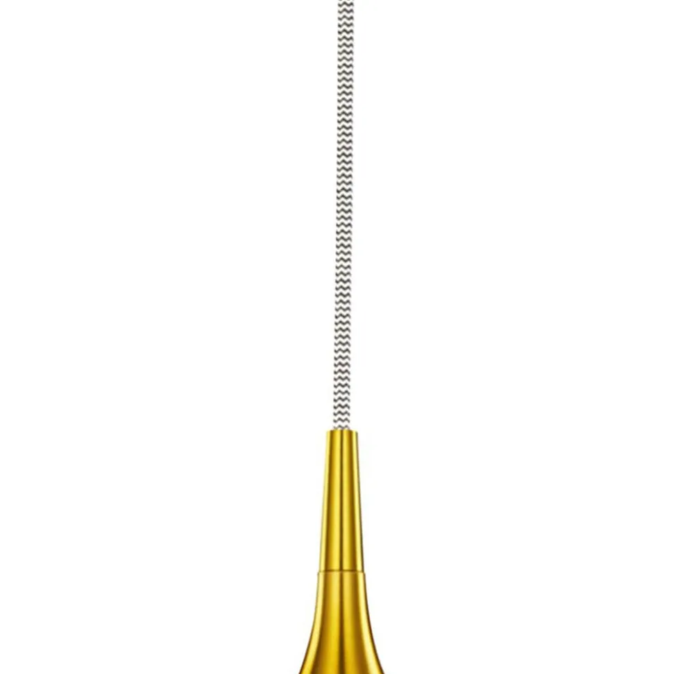 Vibrant hængelampe Ø 12 cm, guld