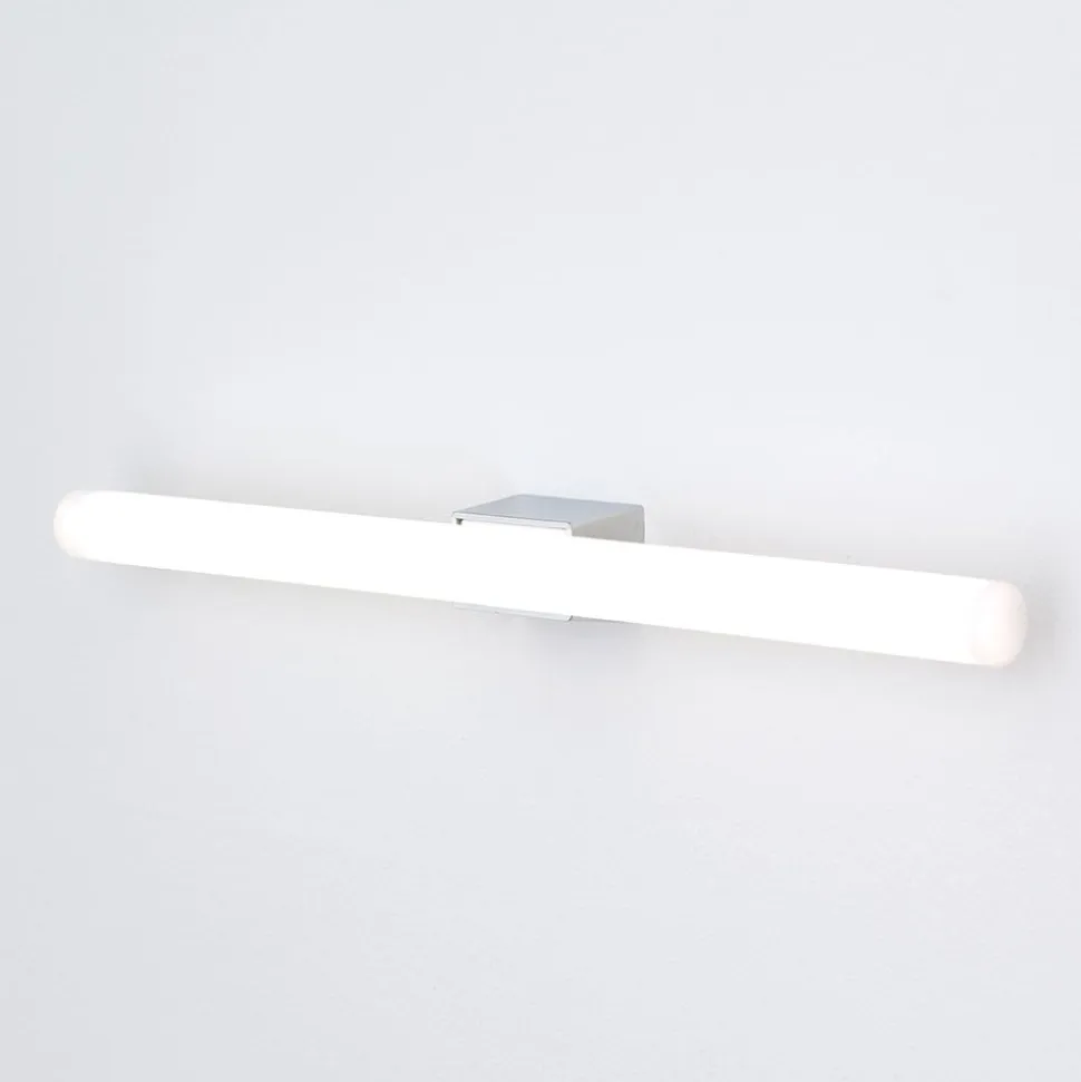 Visagist LED-spejllampe, holder i krom