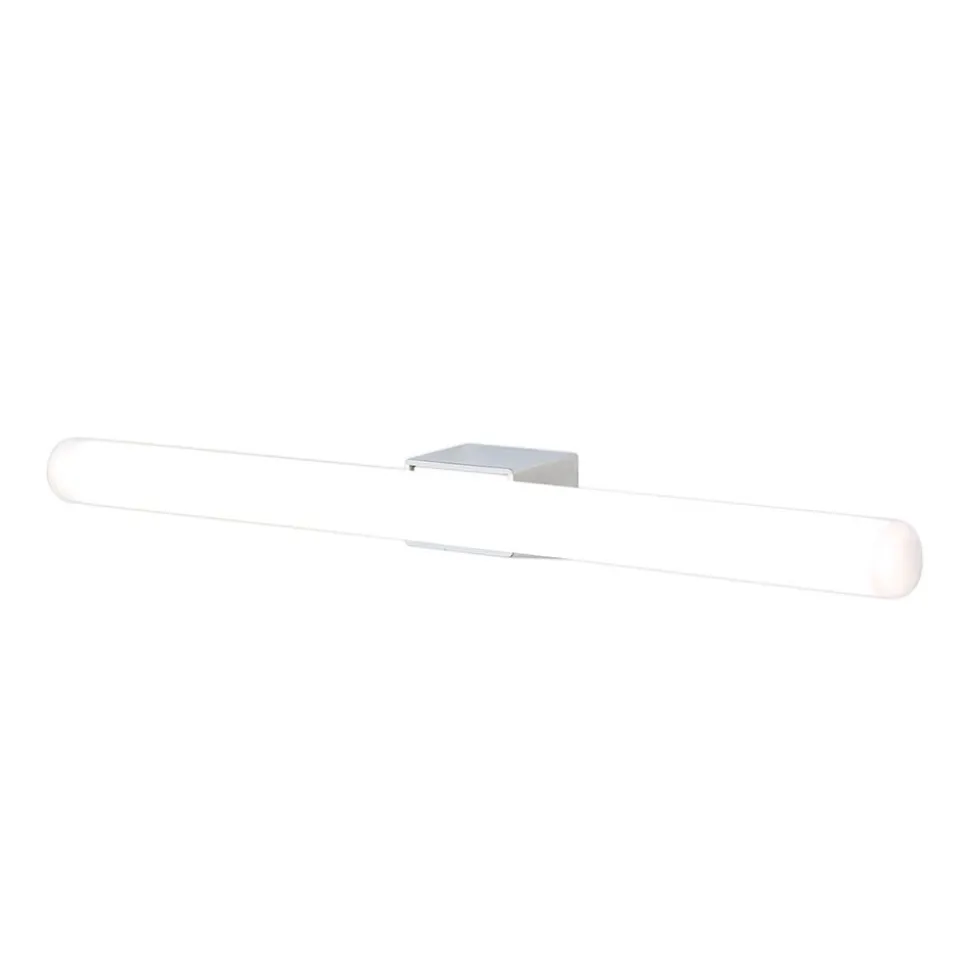 Visagist LED-spejllampe, holder i krom