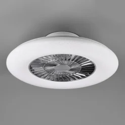 Visby LED-loftventilator, Ø 60 cm, Tunable White