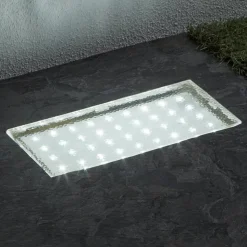Walkover rektangulær LED-nedgravningslampe, 20 cm