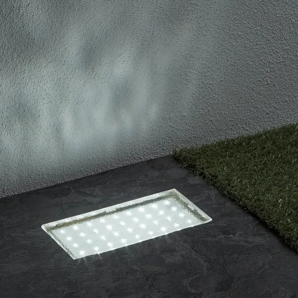 Walkover rektangulær LED-nedgravningslampe, 20 cm