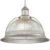 Westinghouse 6338740 hængelampe, glas, nikkel