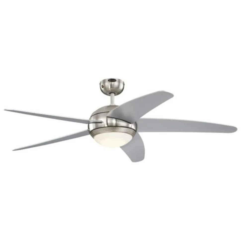 Westinghouse Bendan LED-ventilator vinge sølv
