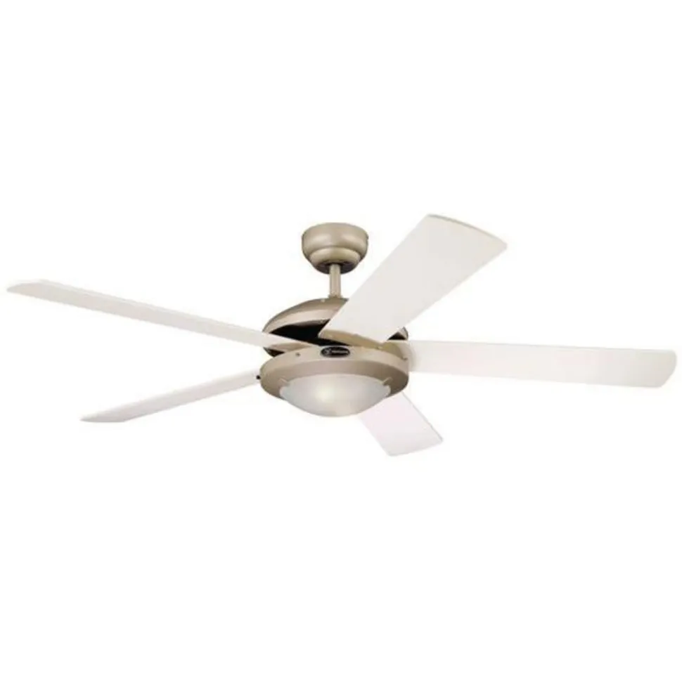 Westinghouse Comet Titan ventilator, hvid og ahorn
