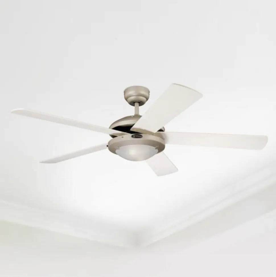 Westinghouse Comet Titan ventilator, hvid og ahorn
