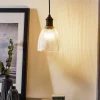 Westinghouse hængelampe 6338540, rillet glas