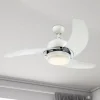 Westinghouse Simone ventilator, LED-pære, hvid