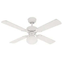 Westinghouse Vegas ventilator, lys, hvid/fyr