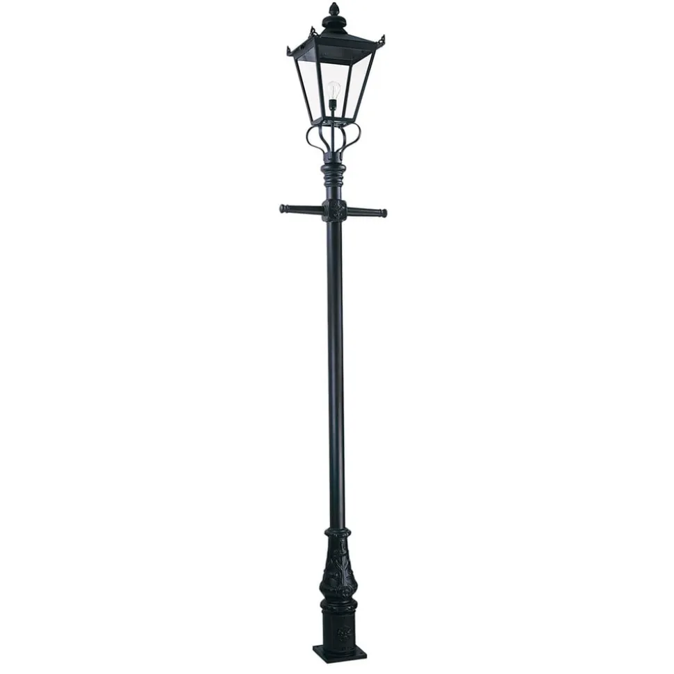 Wilmslow lygtepæl, sort, 1 lyskilde, højde 330 cm