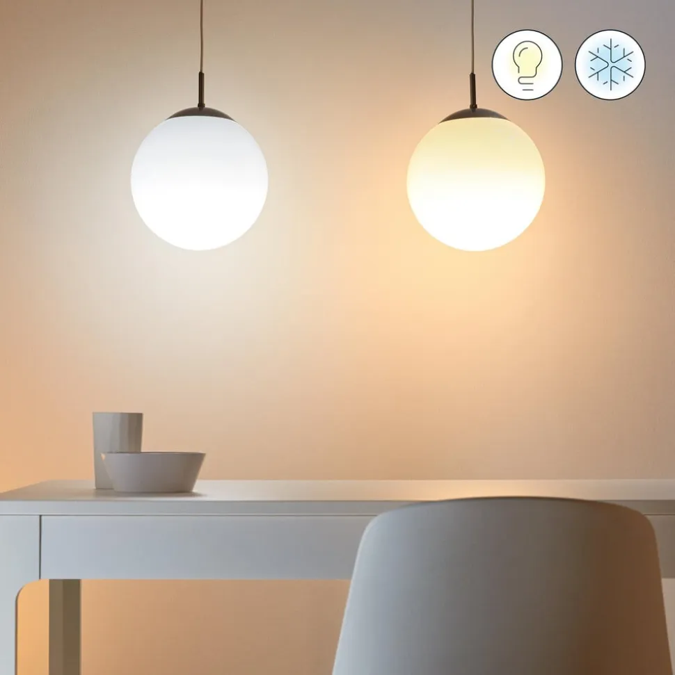 WiZ A60 LED mat WiFi E27 8,5W RGBW fjernbetjening 2-pak