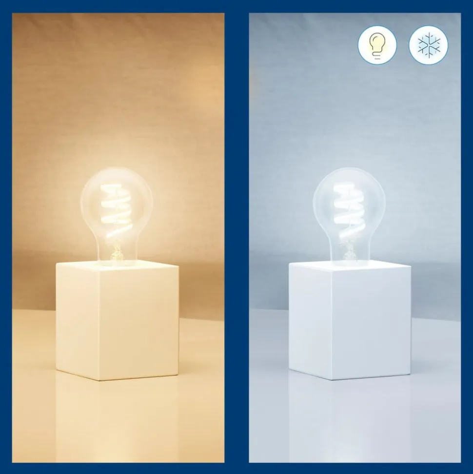 WiZ A60 LED-filamentpære WiFi E27 6,3 W RGBW