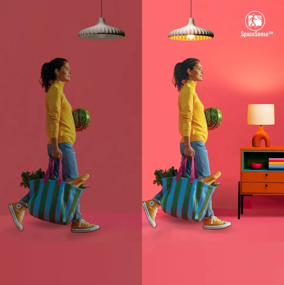 WiZ A60 LED-pære Wi-Fi E27 7W ravfarvet CCT