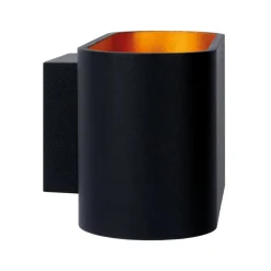 Xera væglampe, oval, sort