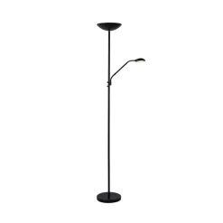 Zenith LED-uplight med LED-læselampe, sort