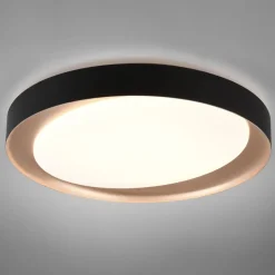 Zeta LED-loftlampe, tunable white, sort/guld