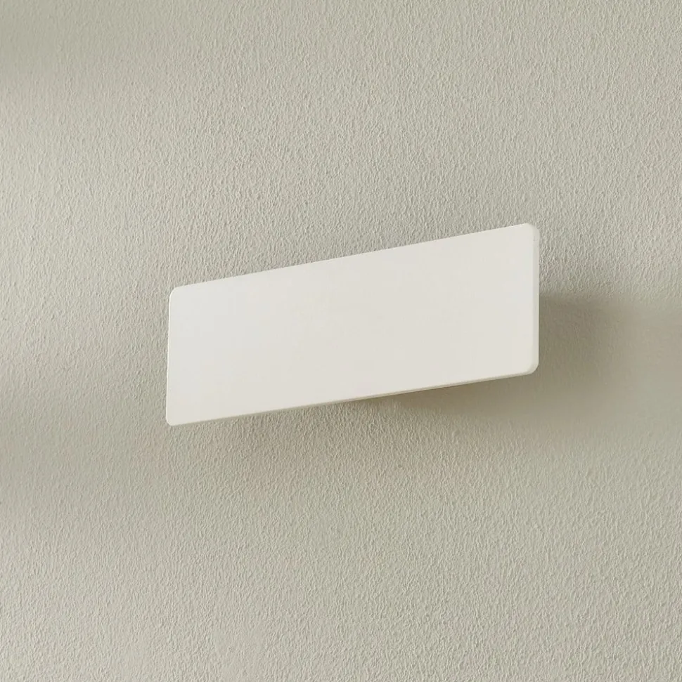 Zig Zag LED-væglampe hvid, bredde 29 cm